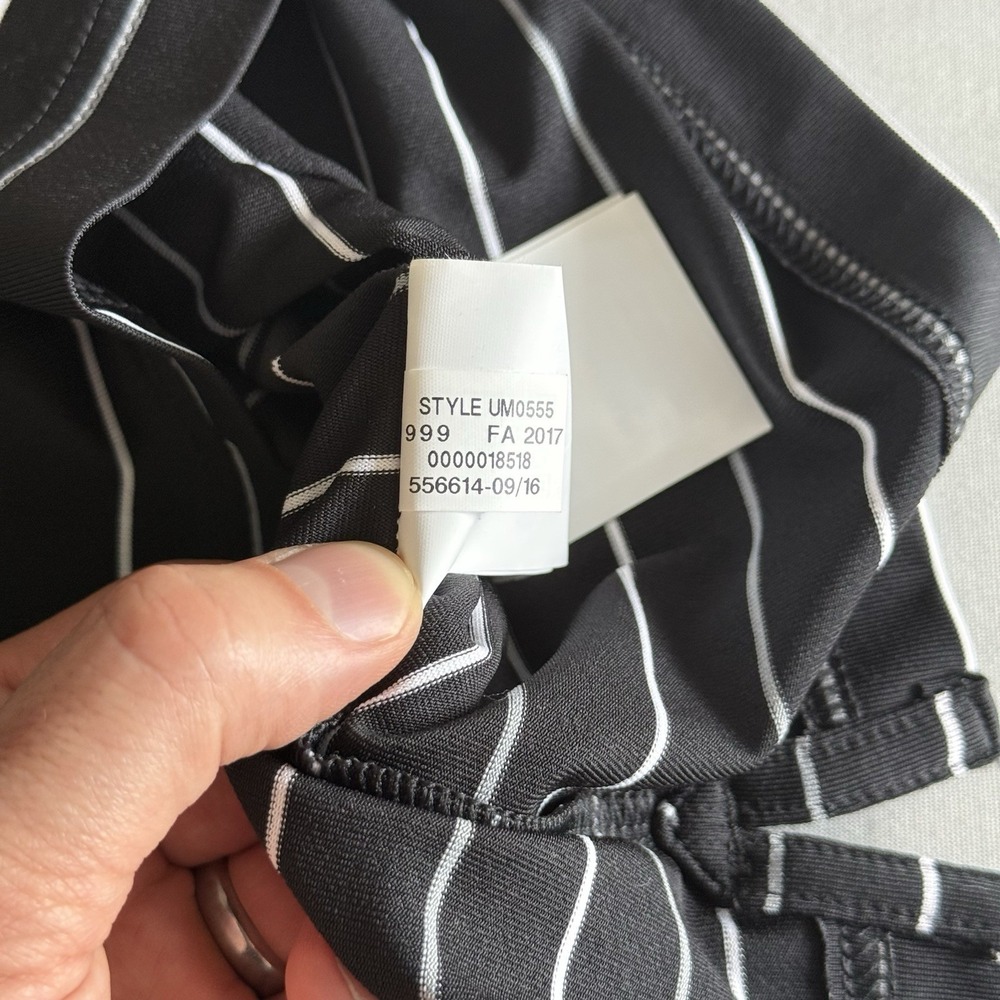 Under Armour US Army Polo Mens Large Striped Performance Athleisure Loose UPF 50 - Picture 10 of 16